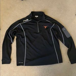 PING Texas Longhorns quarter zip pull-over jacket